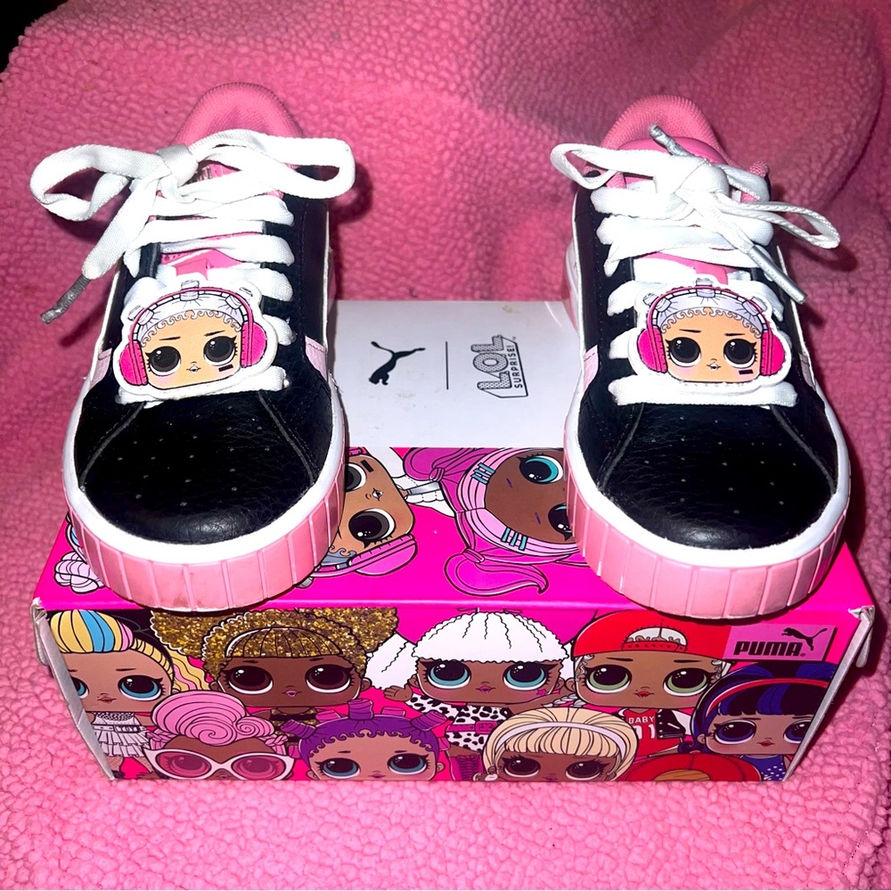 Girls LOL Surprise Puma Shoes! Worn Once!